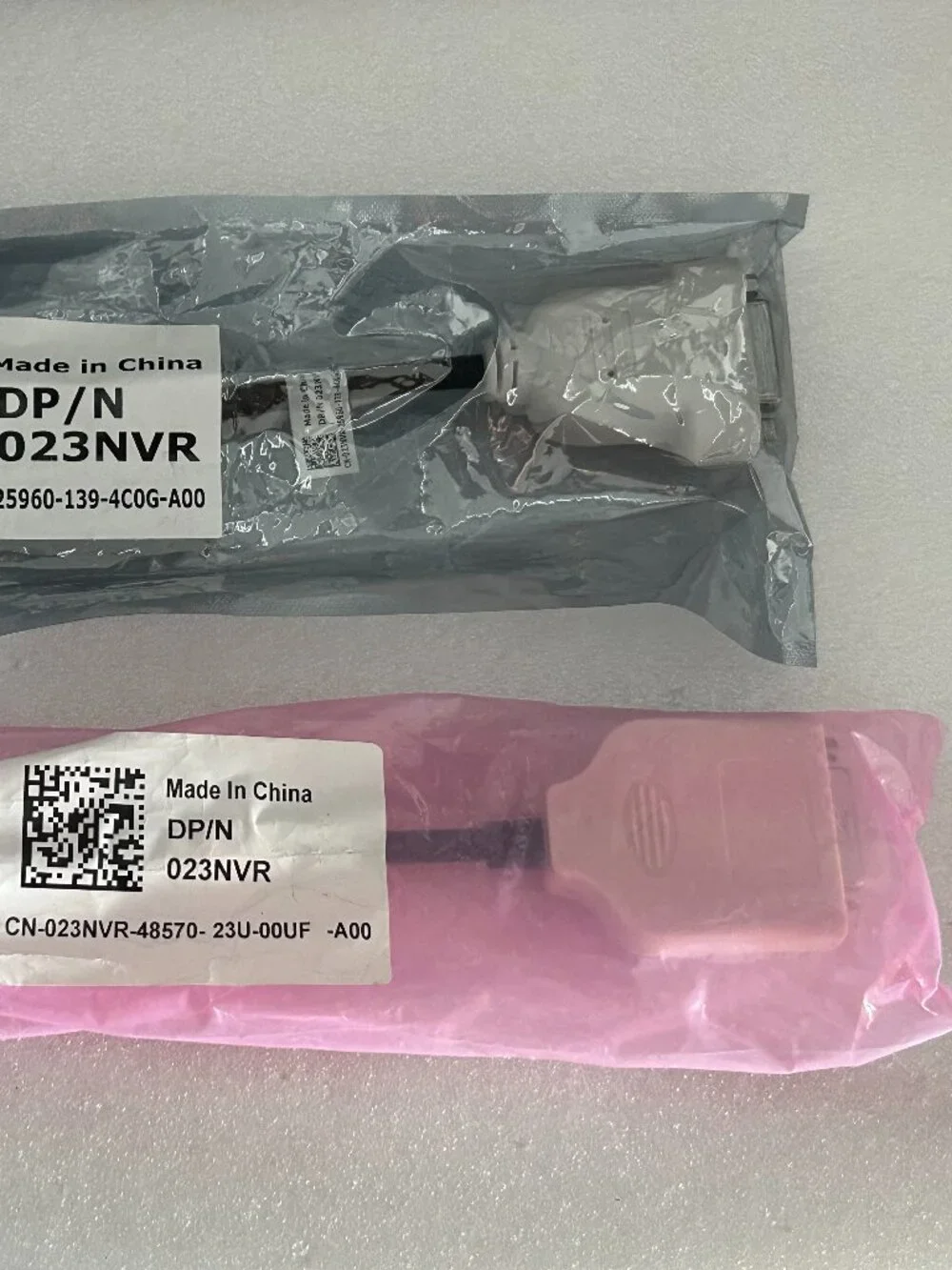 Genuine DELL PN-023NVR DisplayPort-to-DVI dongle cable NEW